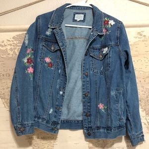 Embroidered Denim Jacket